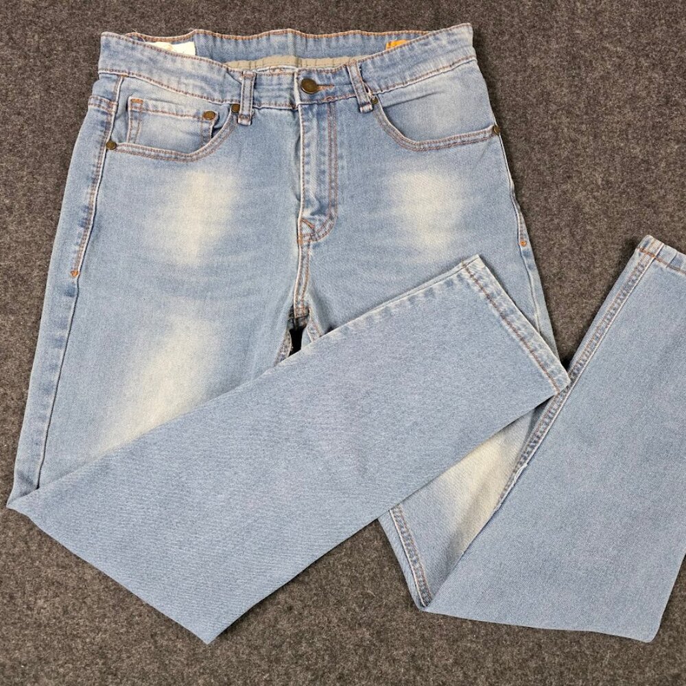 Across The Pond Men's Skinny Jeans 32 X 30